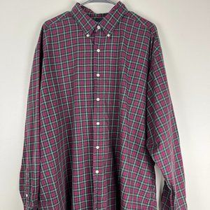 RALPH LAUREN MEN'S LONG SLEEVE POLO SIZE XXL BLACK MULTICOLOR